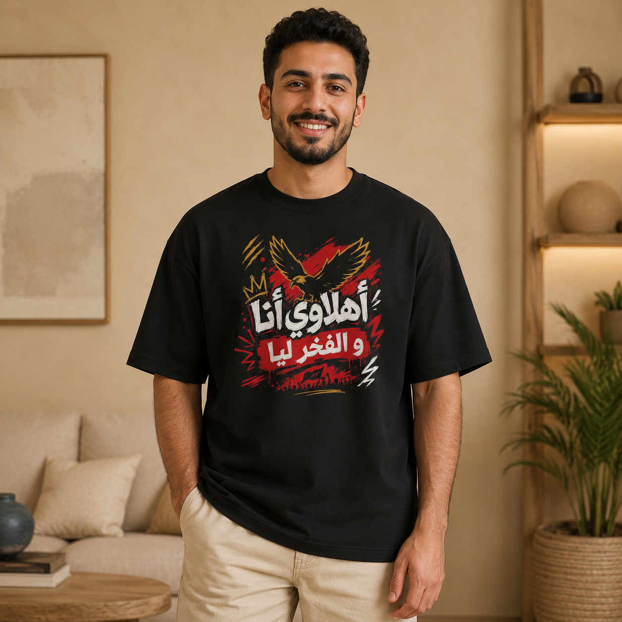 Ahlawy and Proud Oversize T-Shirt