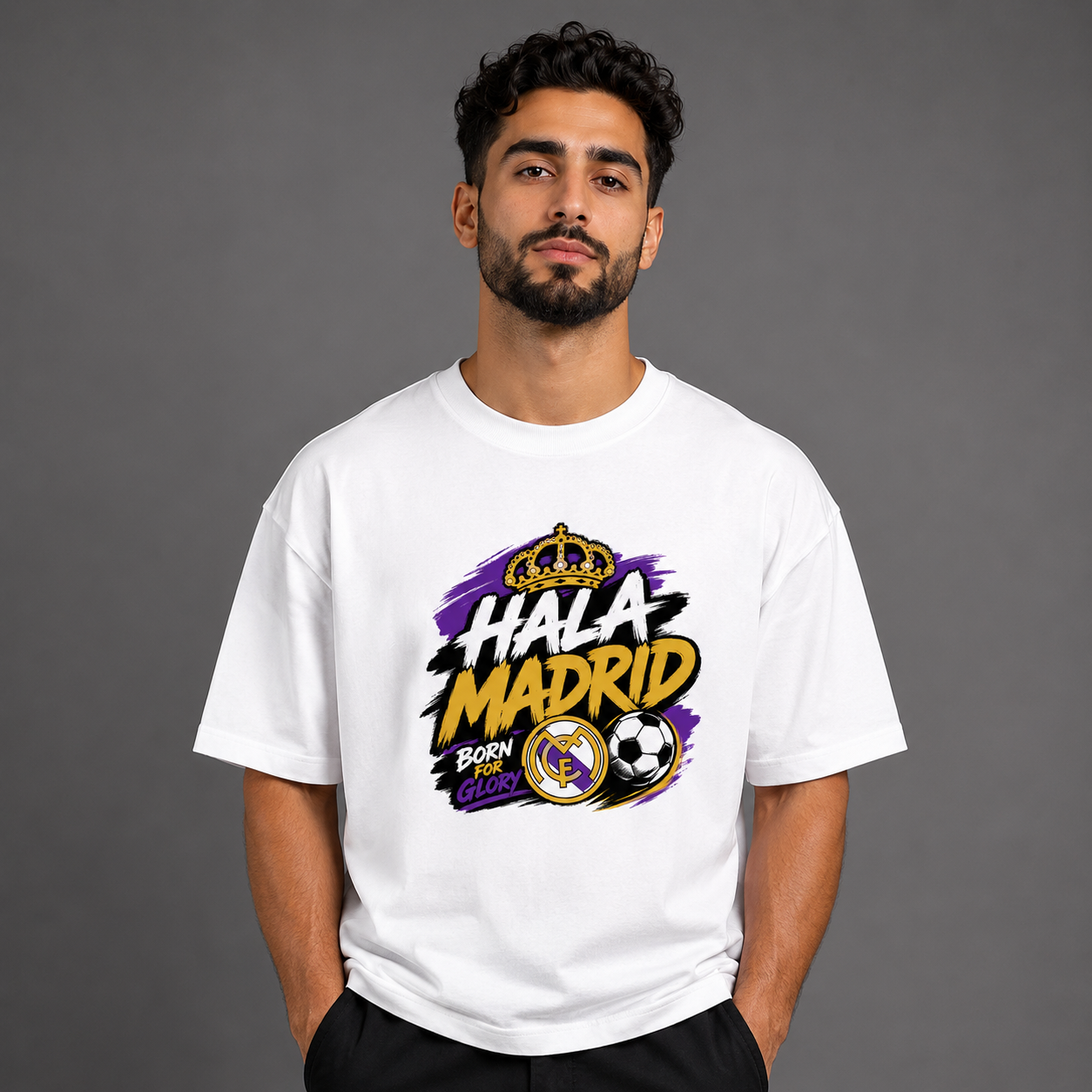 Hala Madrid Oversized T-Shirt