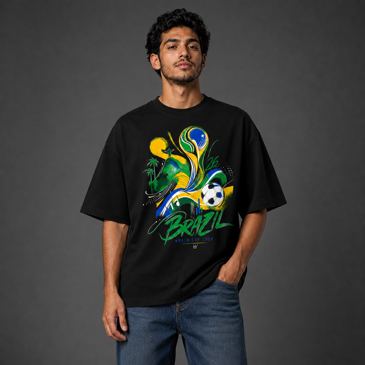 Brazil in World Cup 2026 Oversize T-Shirt