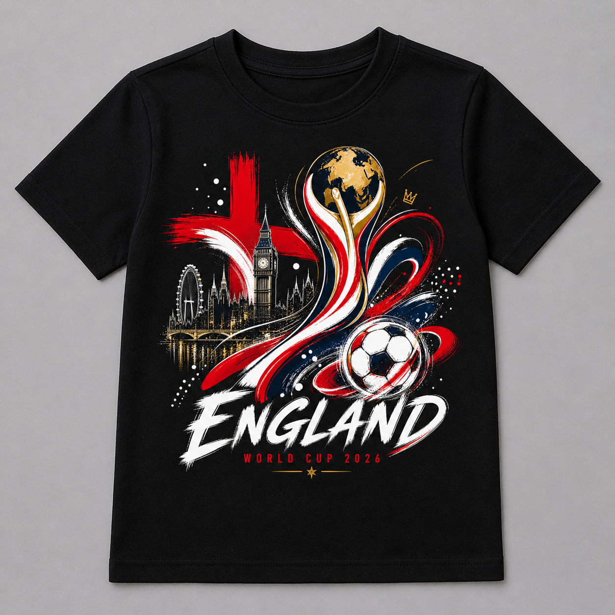 England World Cup 2026 Kids T-Shirt