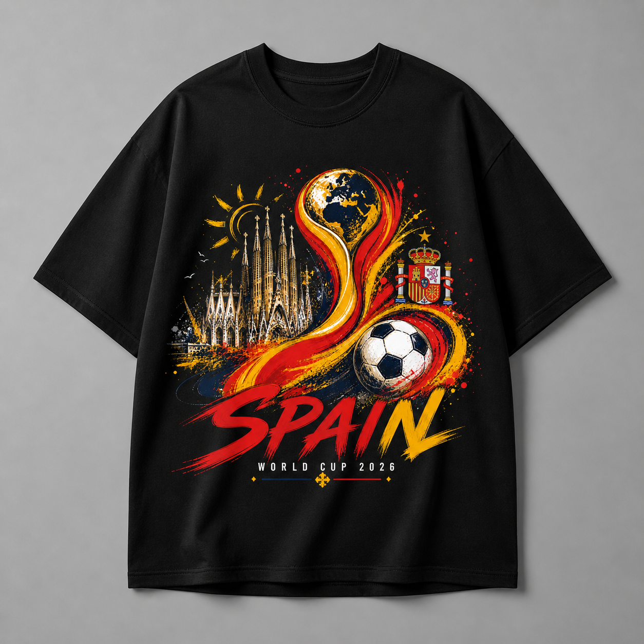 Spain in World Cup 2026 Oversize T-Shirt