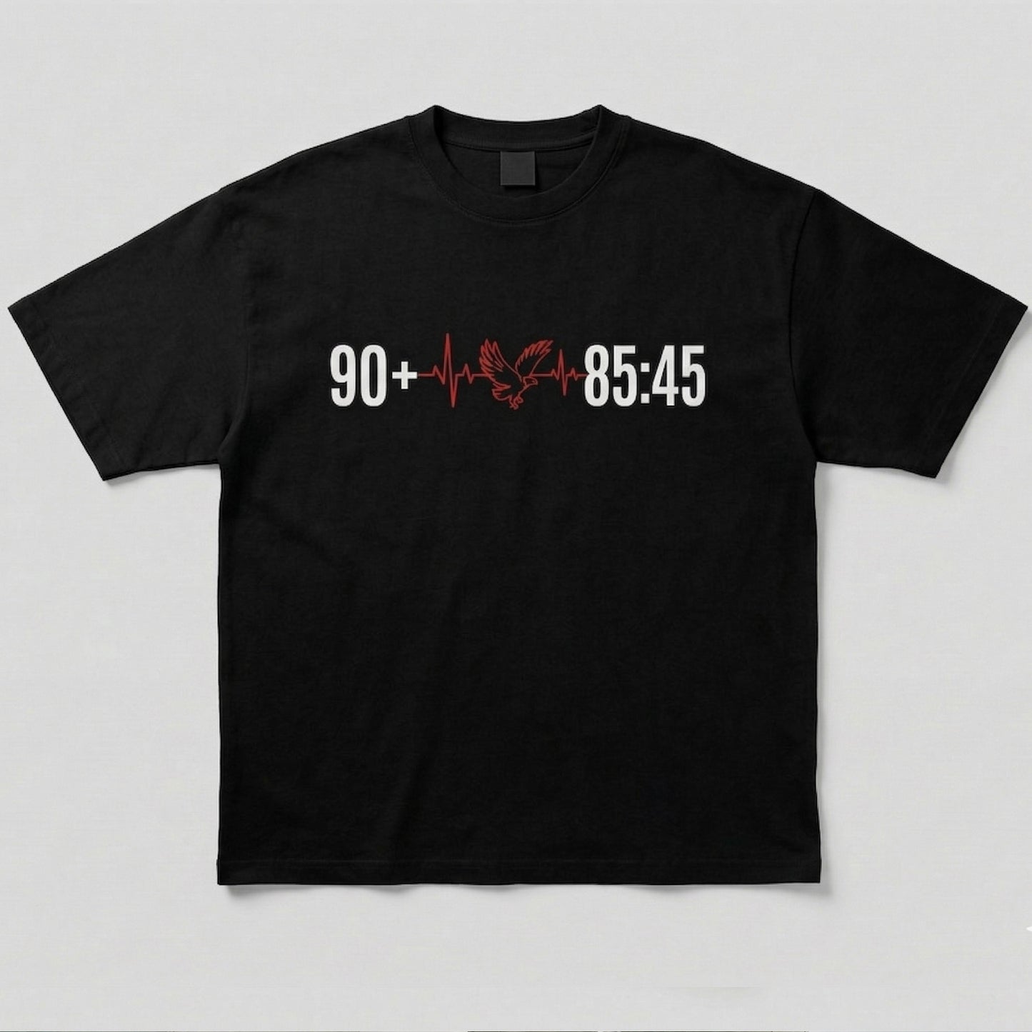 Red Devils Heart Beat Oversize T-Shirt 90+ × 85:45 Edition