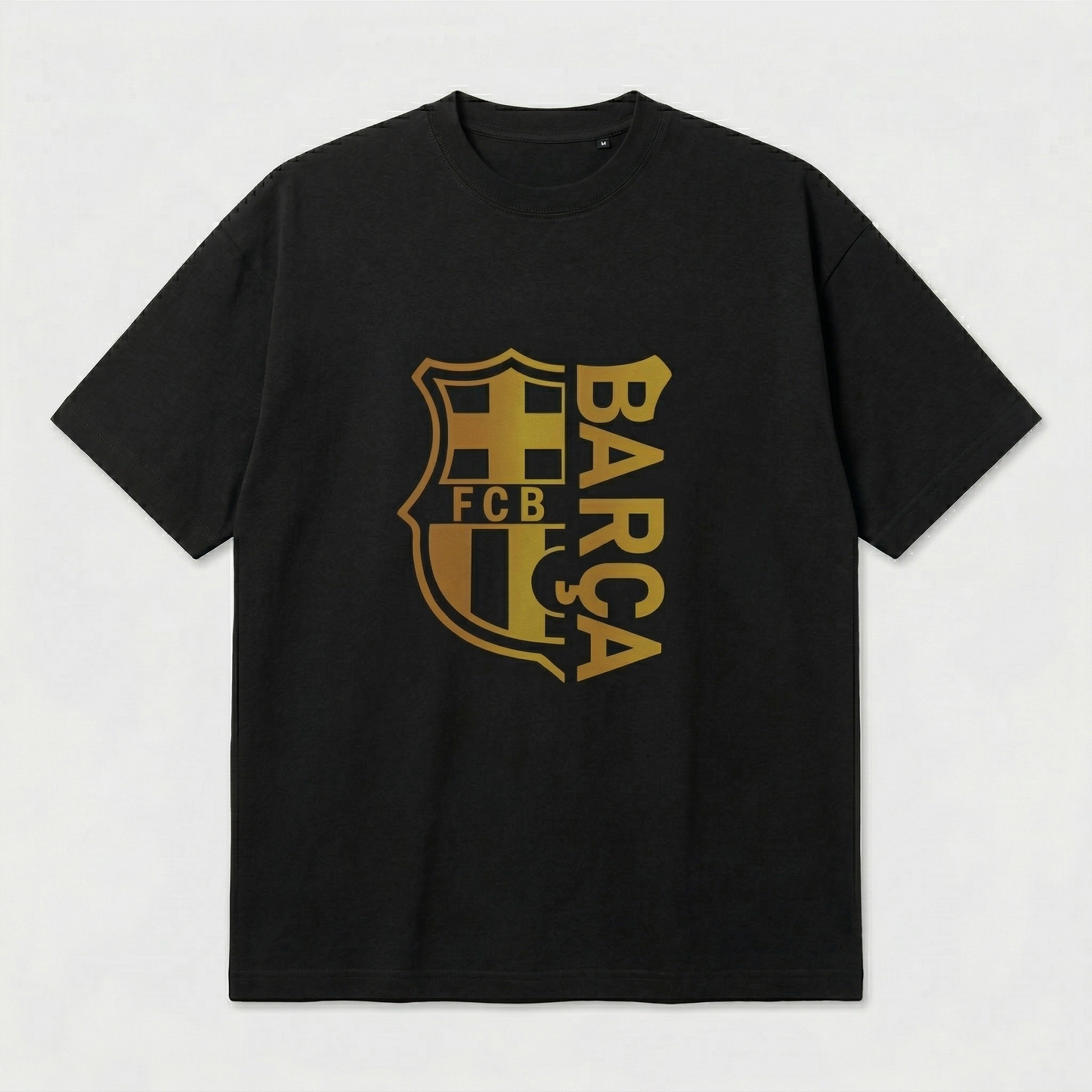 Barcelona Inspired Gold Crest T-Shirt - Kids