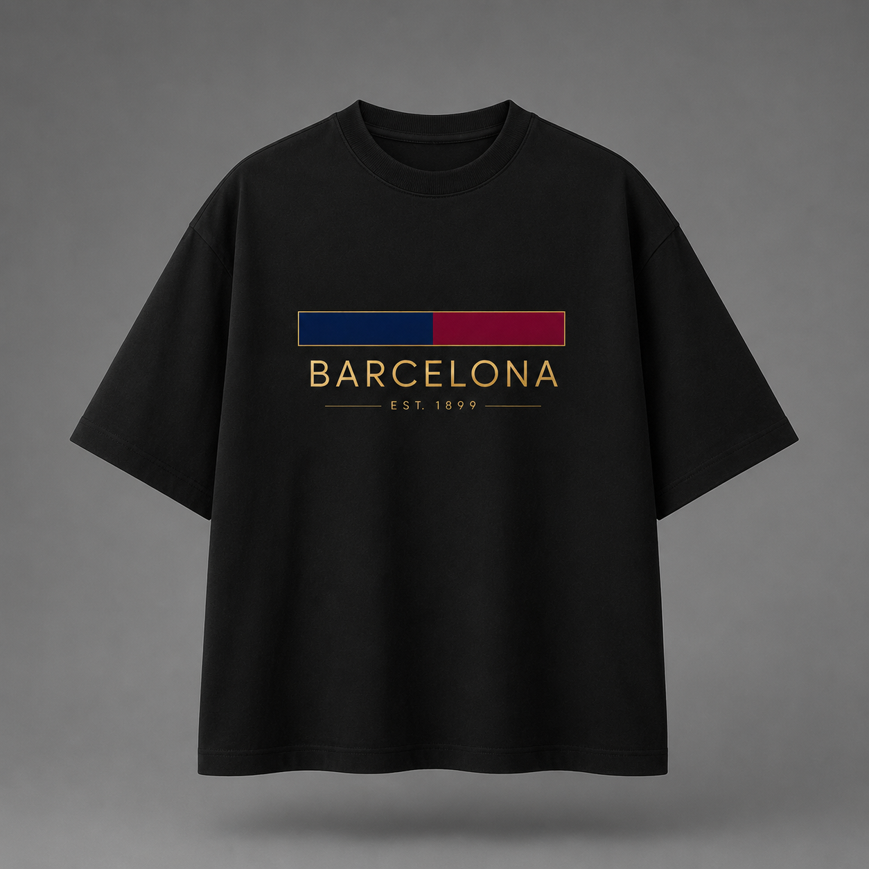 Barcelona Minimal Oversized T-Shirt