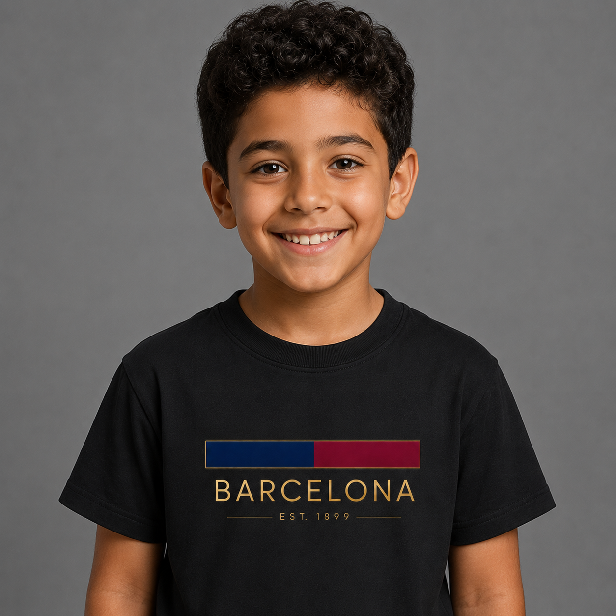 Barcelona Minimal Kids T-Shirt