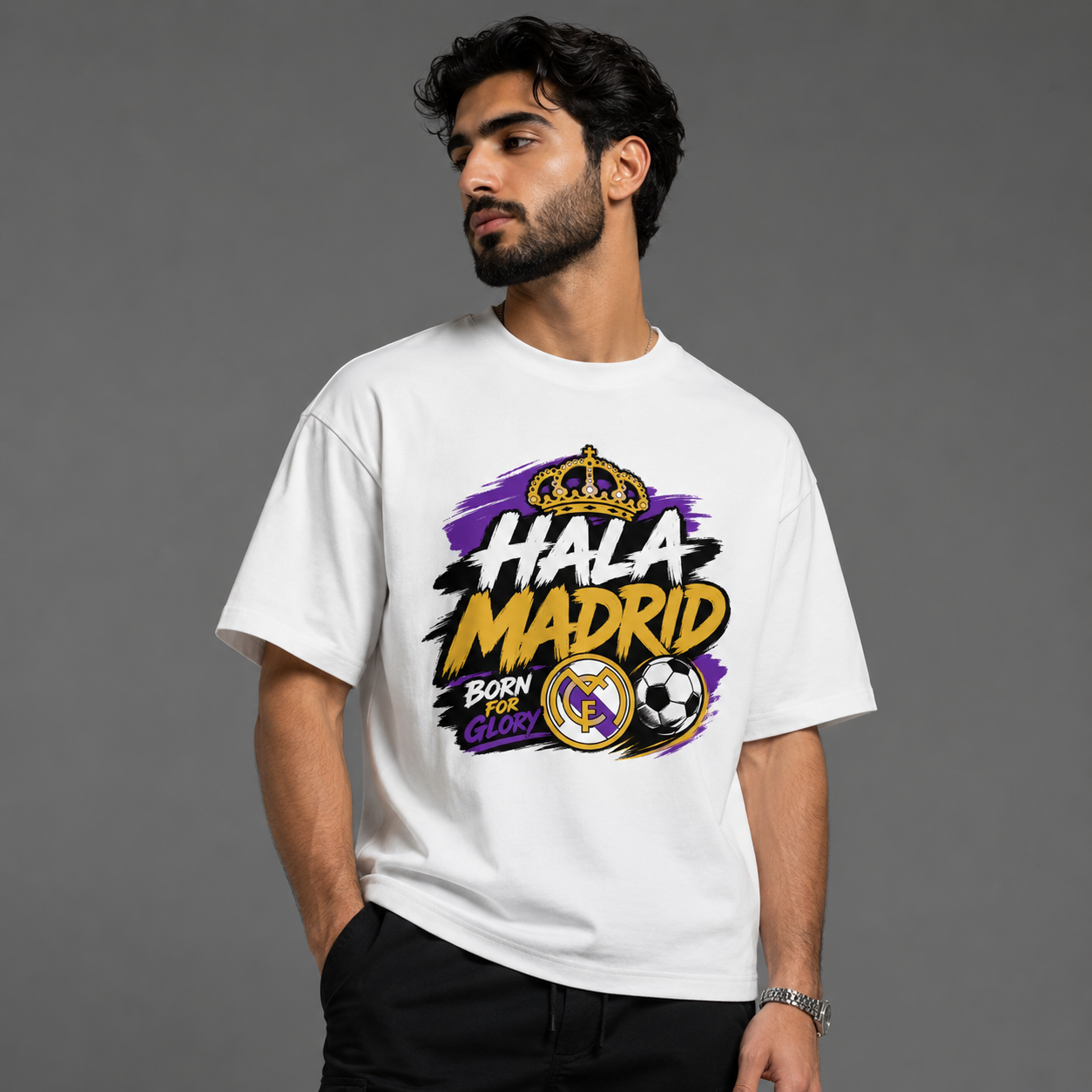 Hala Madrid Oversized T-Shirt