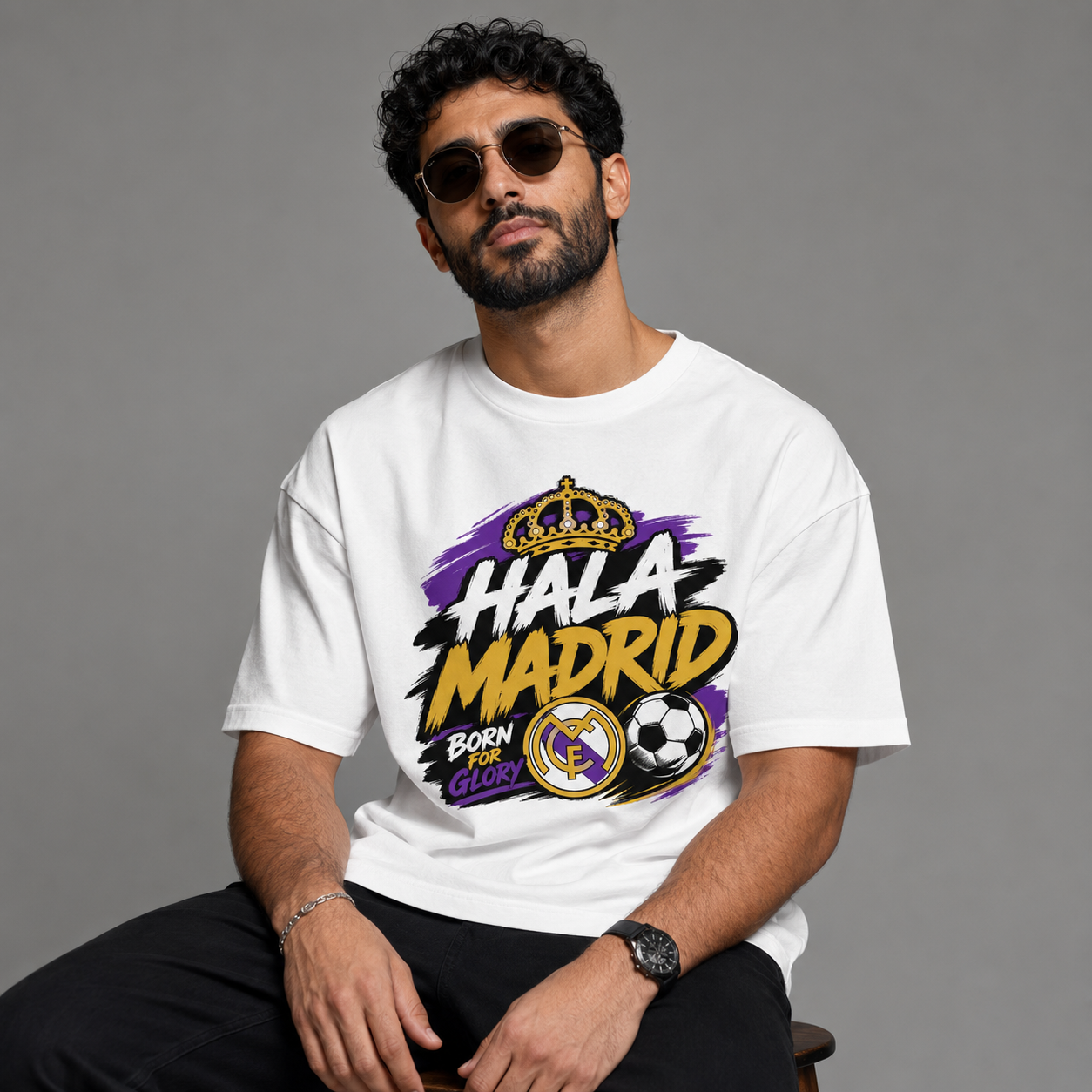 Hala Madrid Oversized T-Shirt