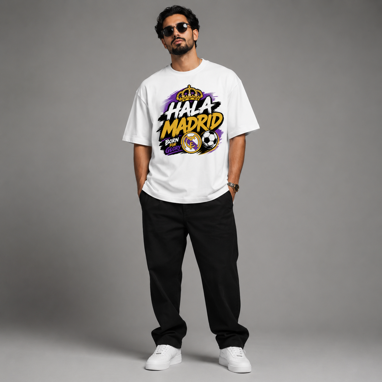 Hala Madrid Oversized T-Shirt