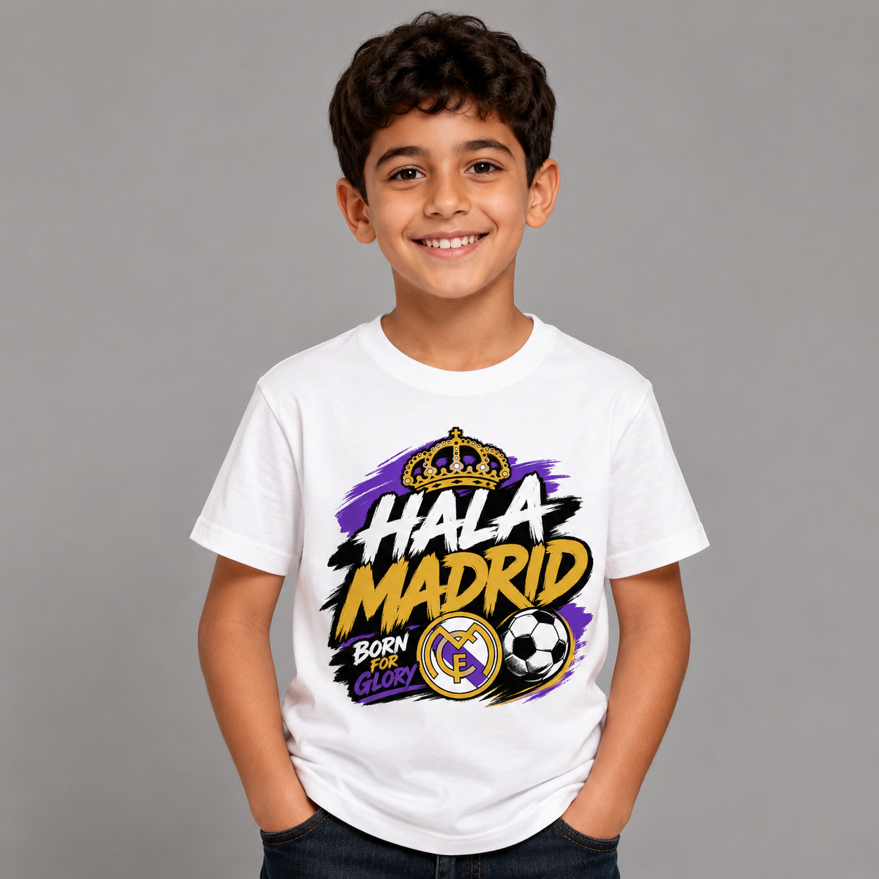 Hala Madrid Kids T-Shirt