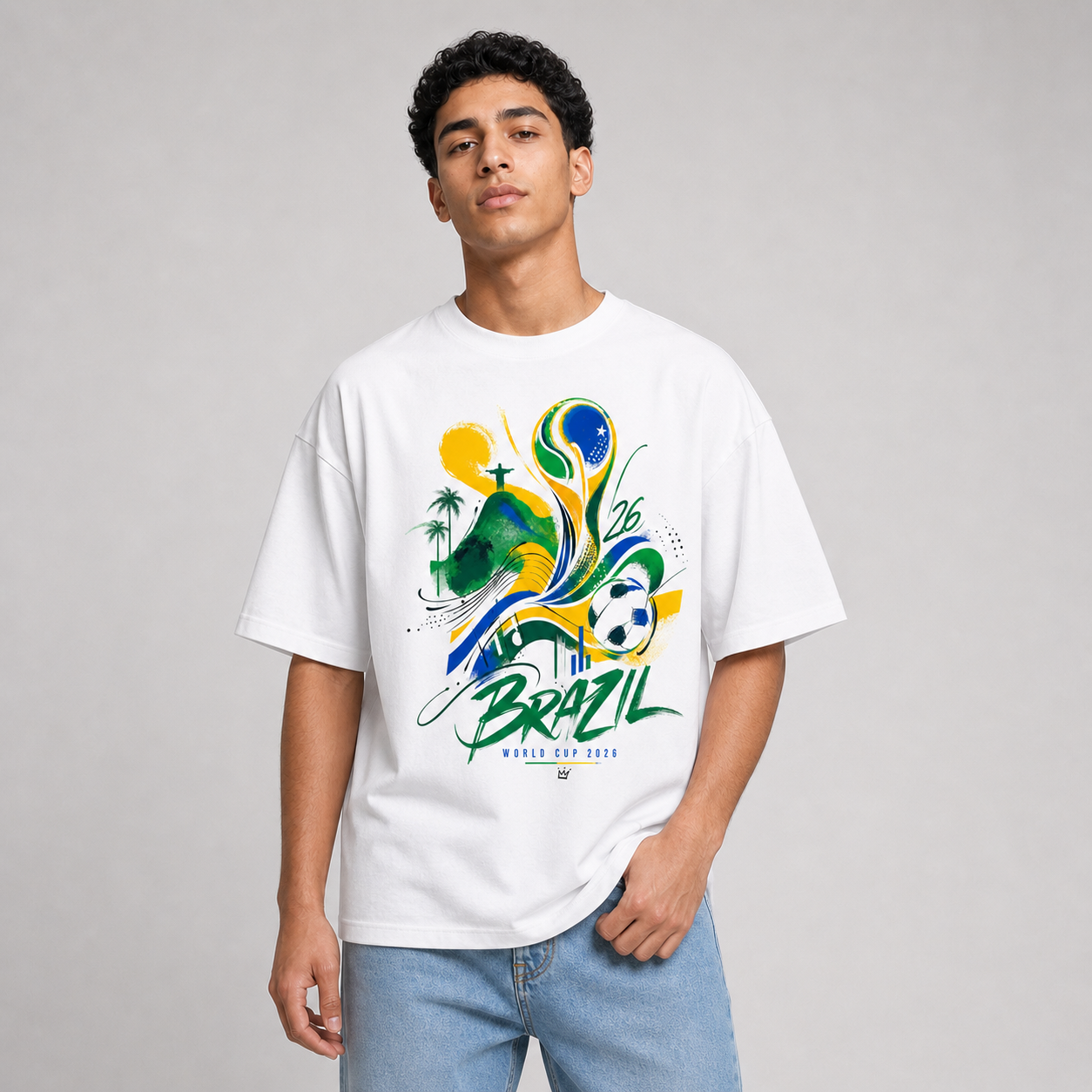Brazil in World Cup 2026 Oversize T-Shirt