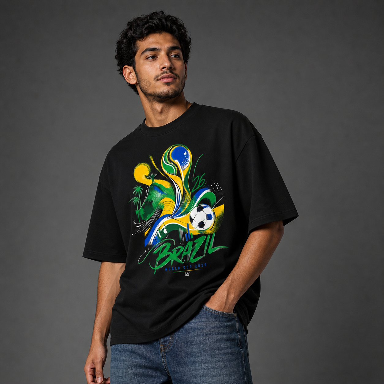 Brazil in World Cup 2026 Oversize T-Shirt