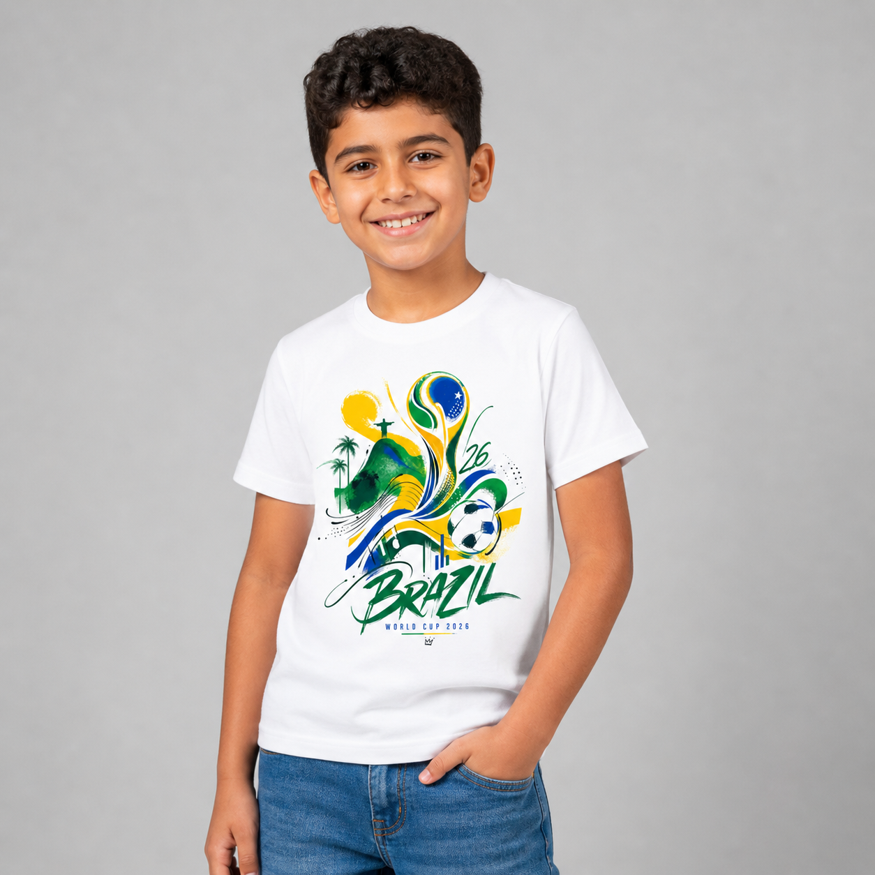 Brazil World Cup 2026 Kids T-Shirt