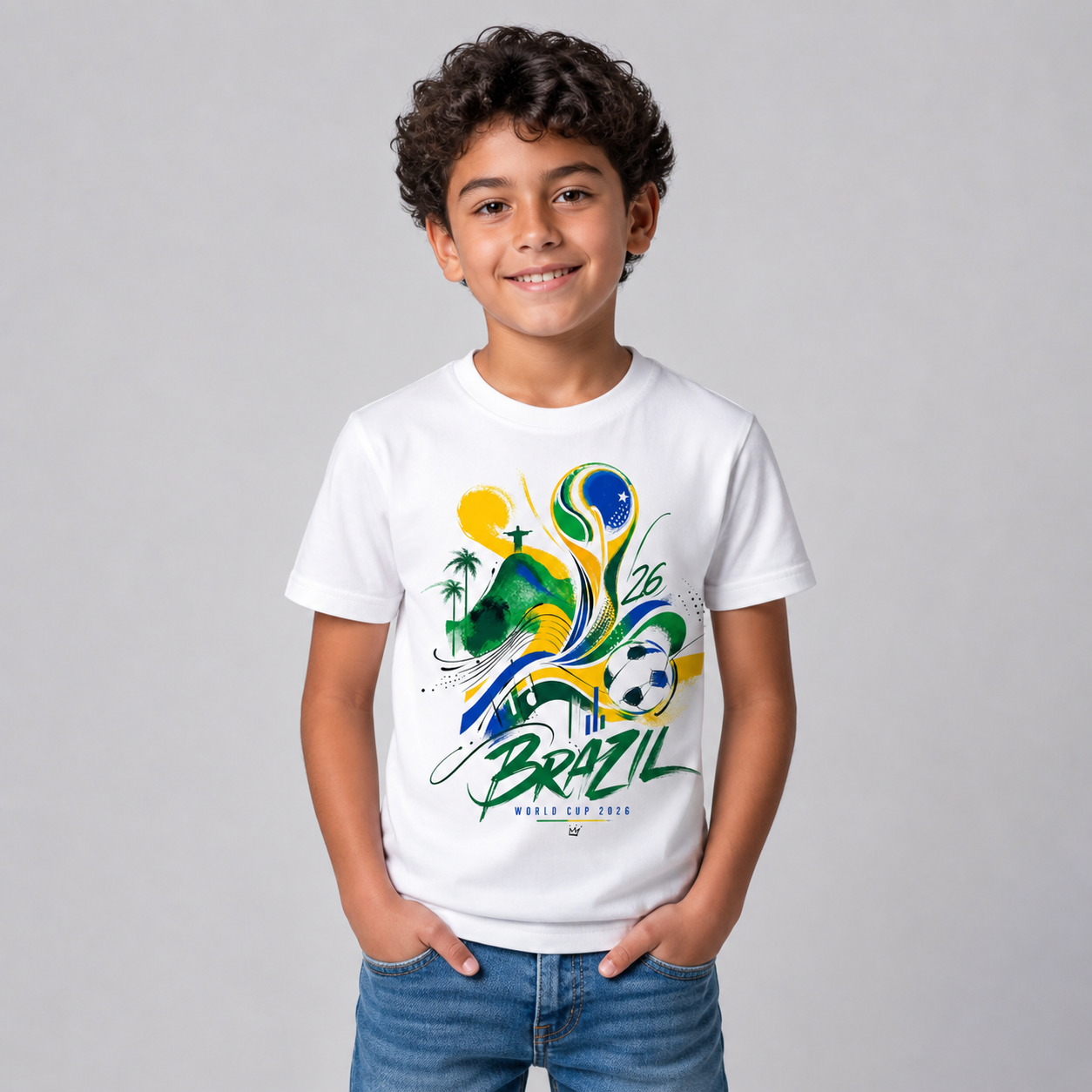 Brazil World Cup 2026 Kids T-Shirt