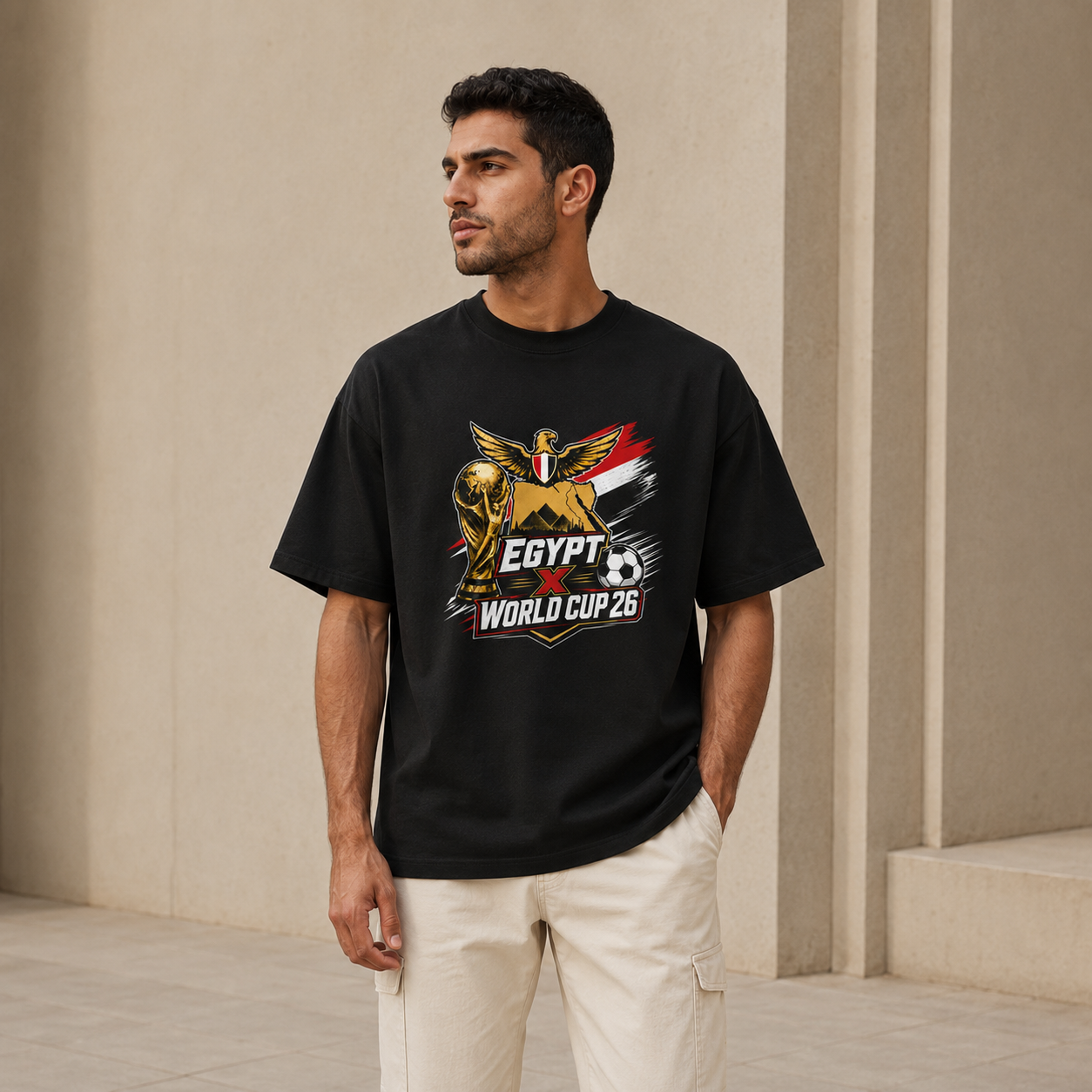 Egypt X World Cup 2026 Oversize T-Shirt