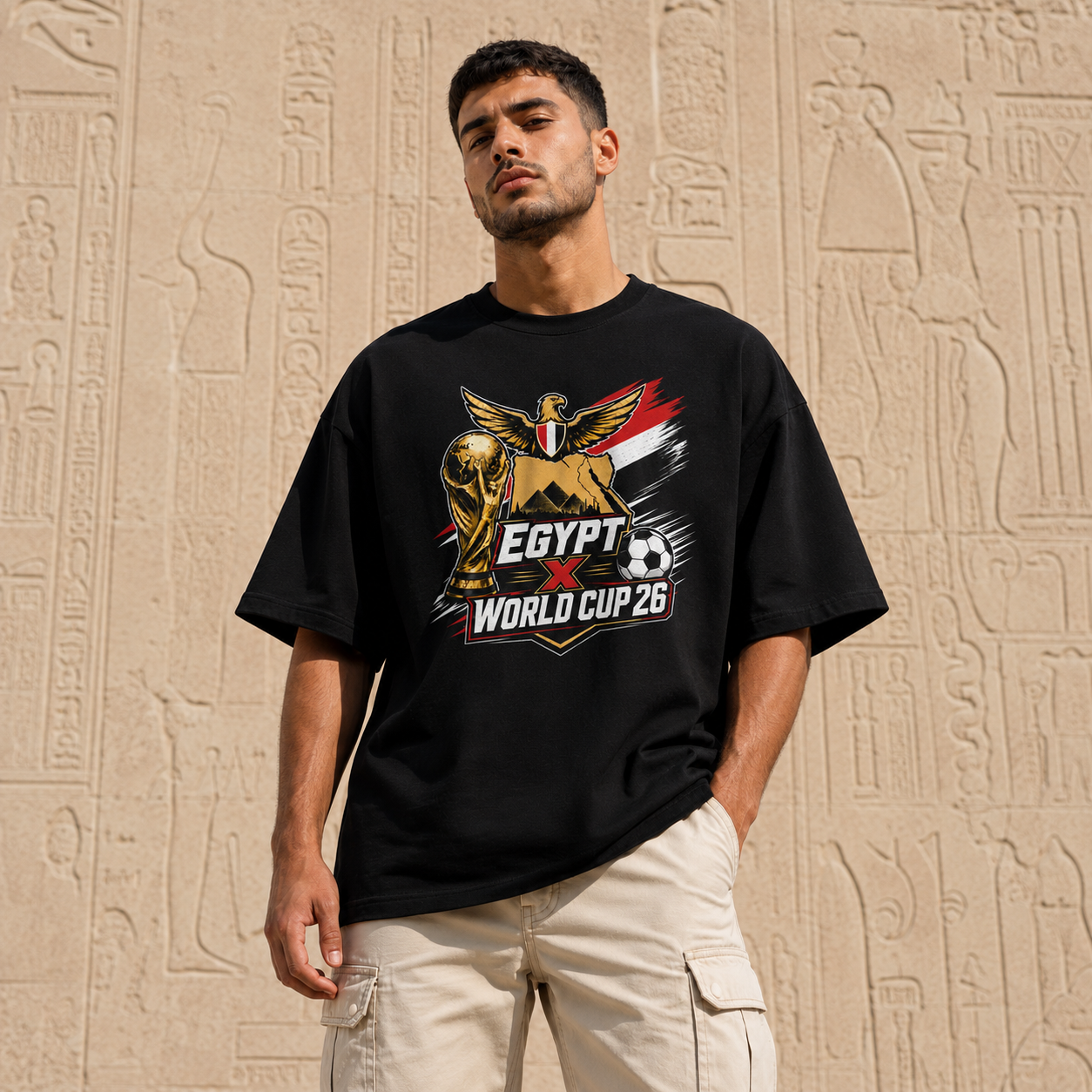 Egypt X World Cup 2026 Oversize T-Shirt