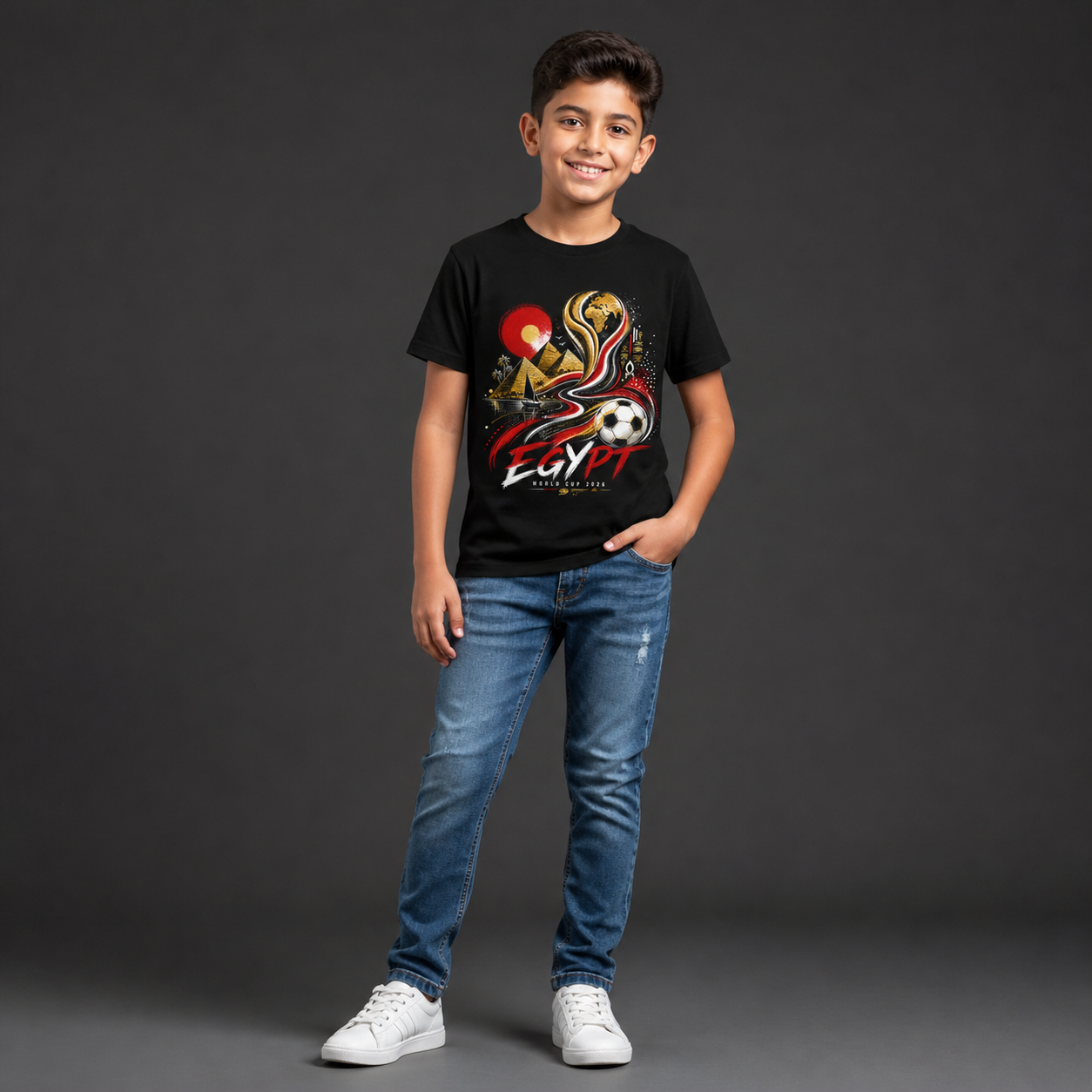 Egypt World Cup 2026 Kids T-Shirt