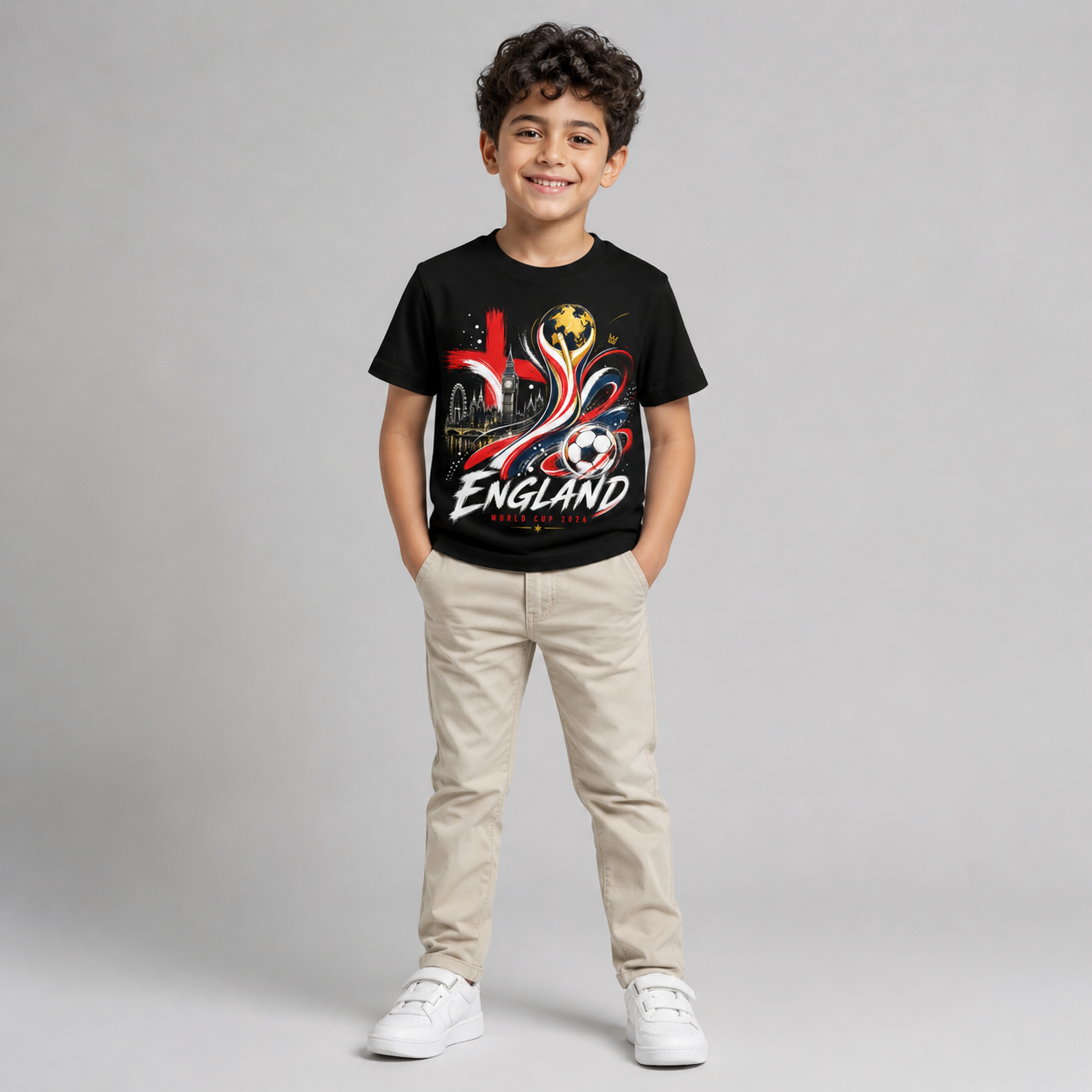 England World Cup 2026 Kids T-Shirt