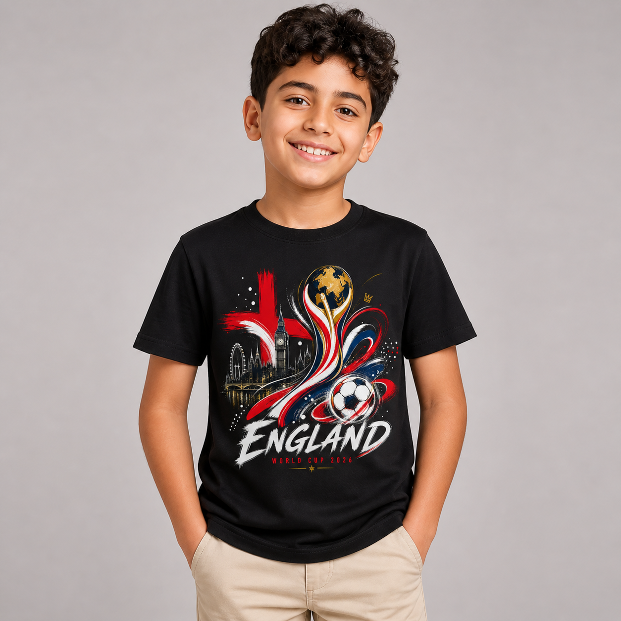 England World Cup 2026 Kids T-Shirt