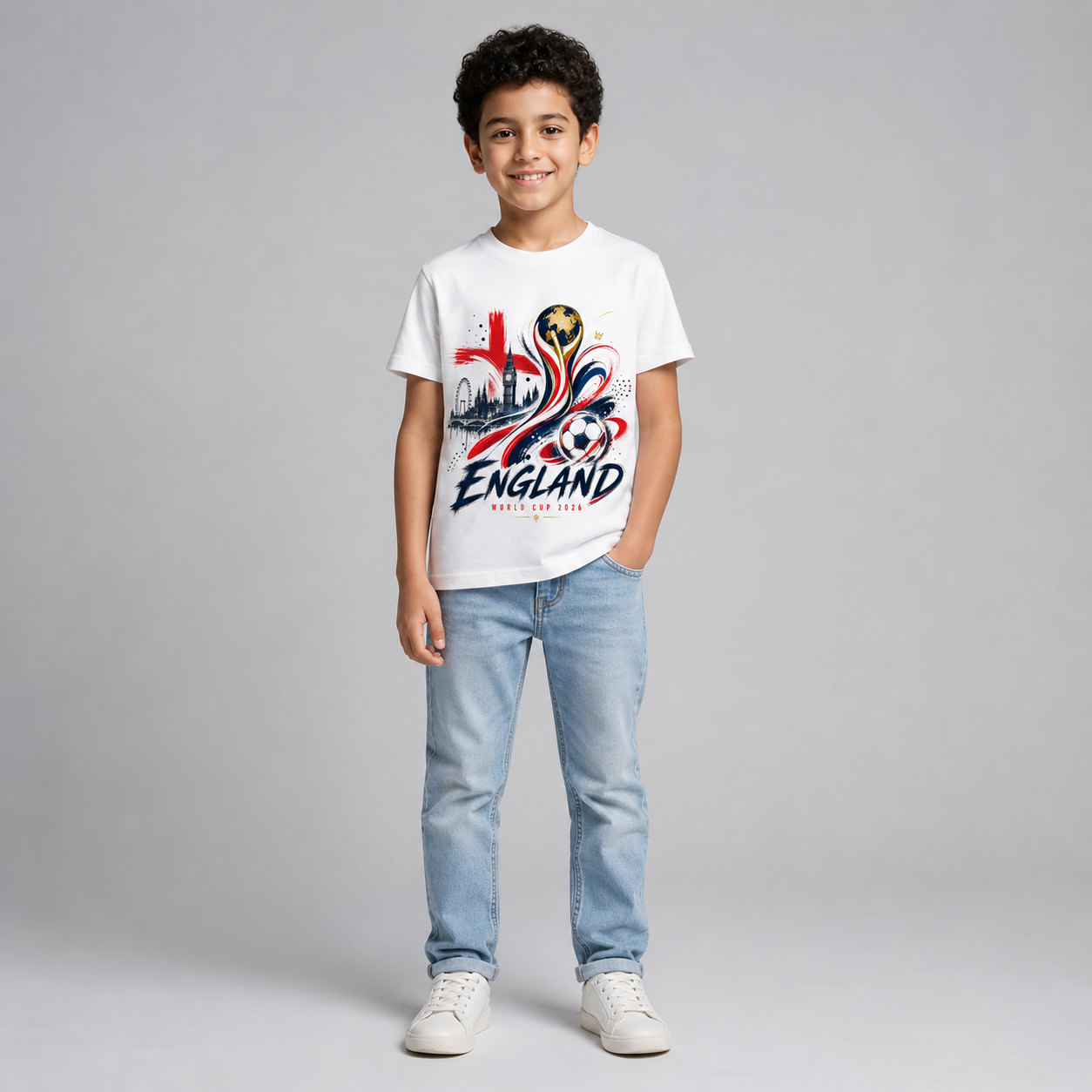 England World Cup 2026 Kids T-Shirt