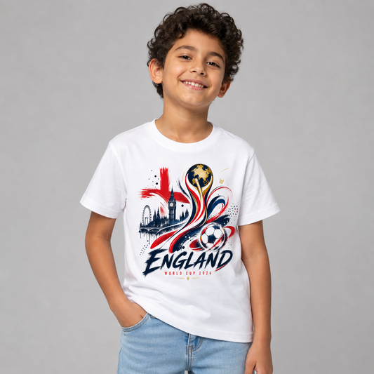 England World Cup 2026 Kids T-Shirt