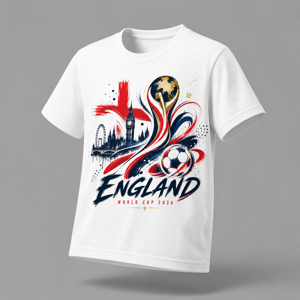 England World Cup 2026 Kids T-Shirt