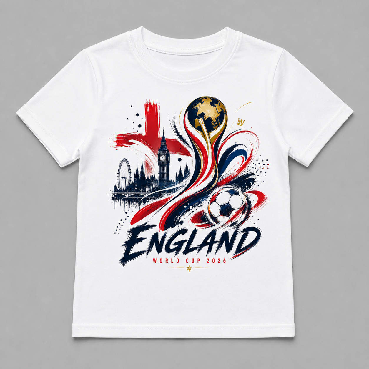 England World Cup 2026 Kids T-Shirt