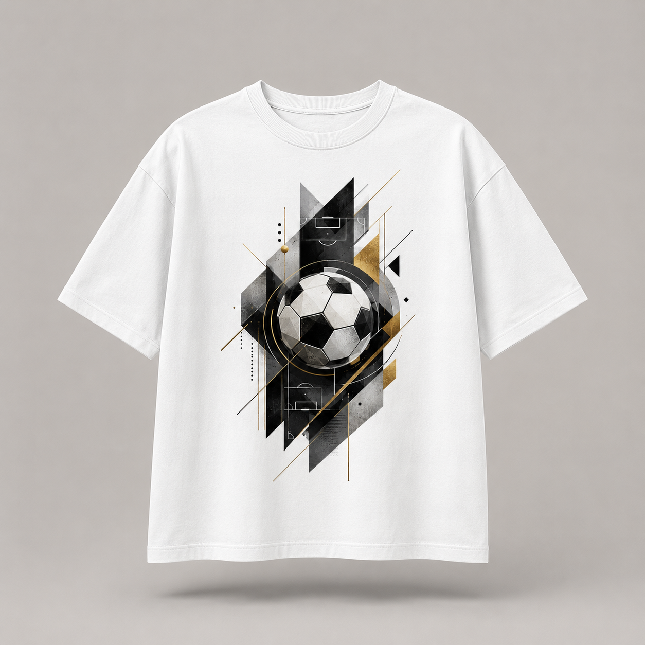 Football Geometry Oversize T-Shirt