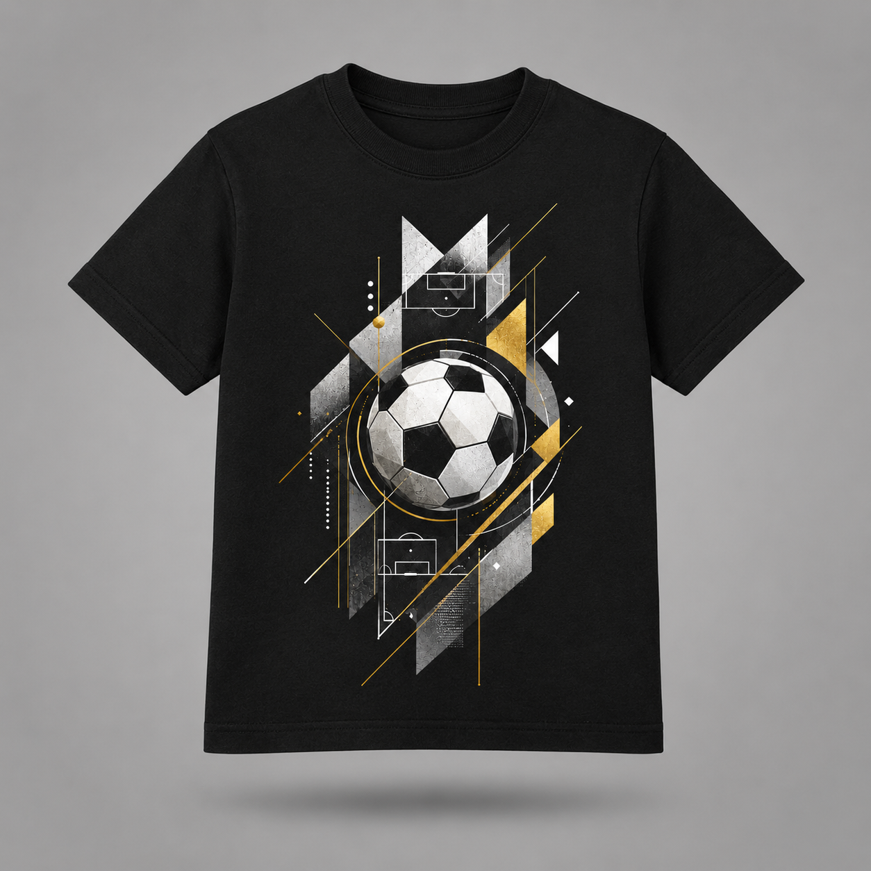 Football Geometry Kids T-Shirt