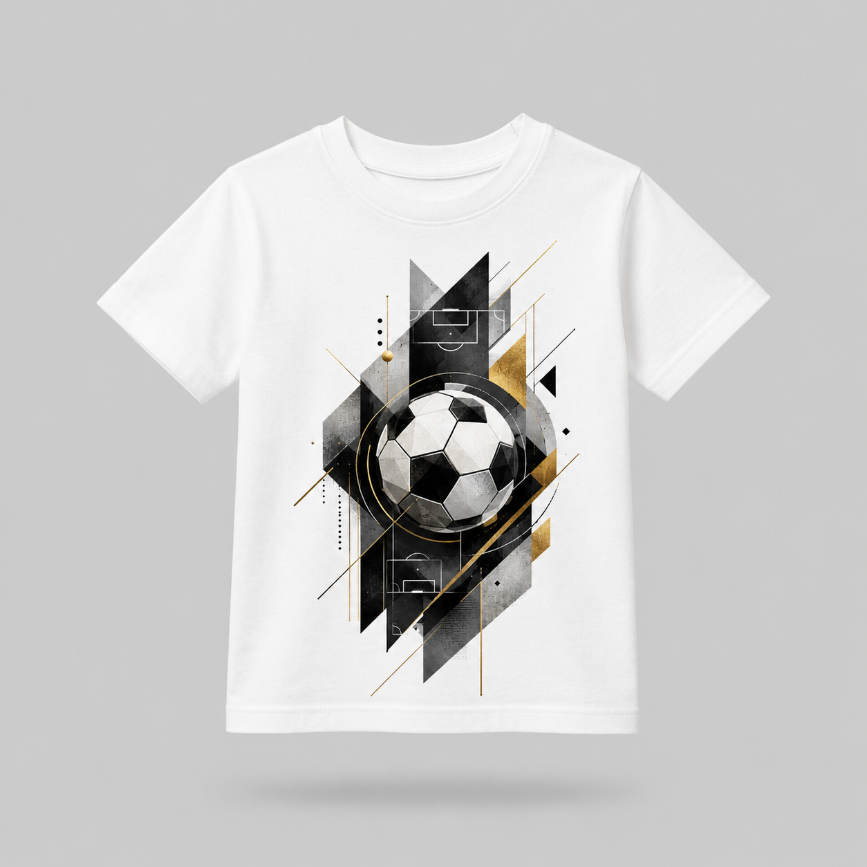 Football Geometry Kids T-Shirt