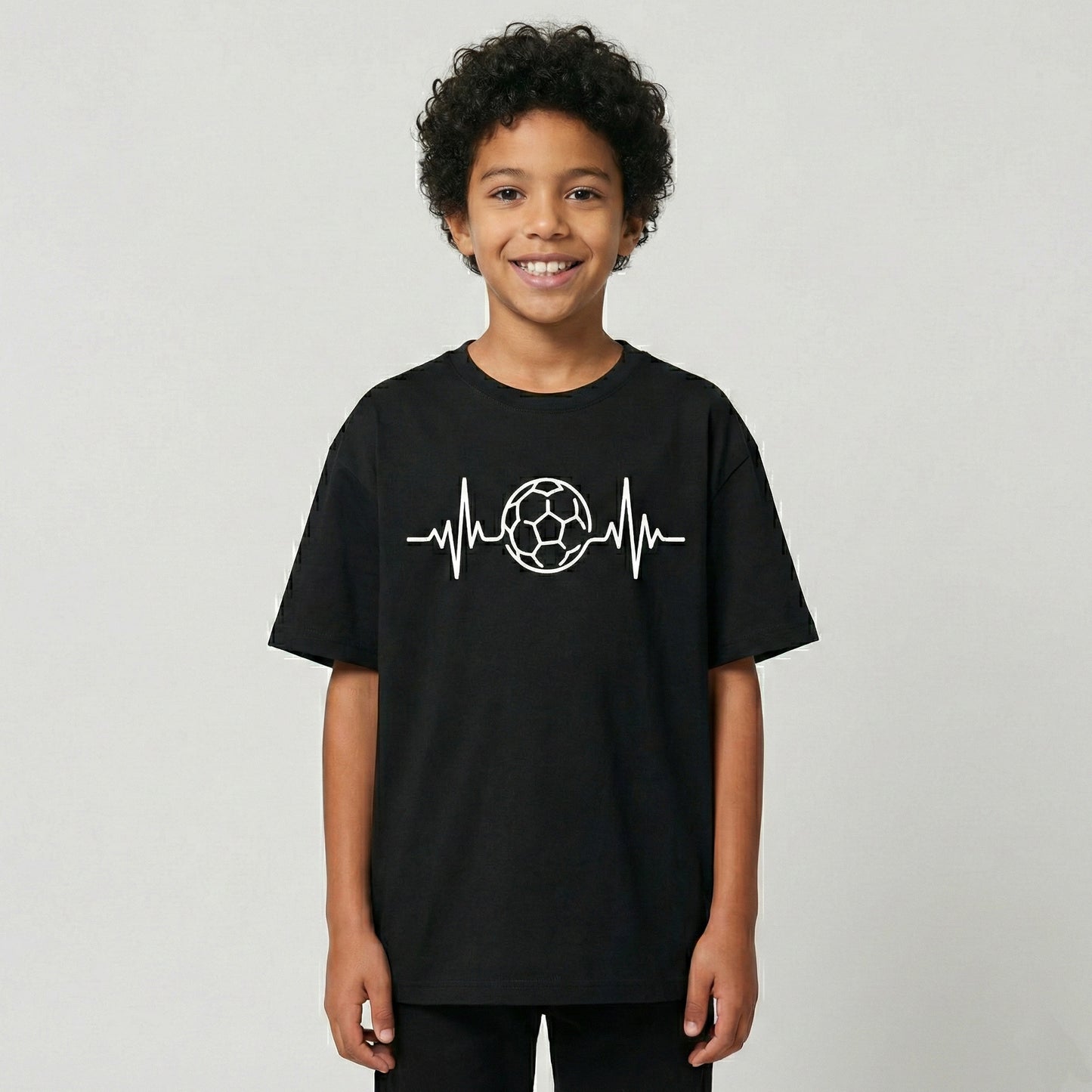Football Heartbeat T-Shirt - Kids