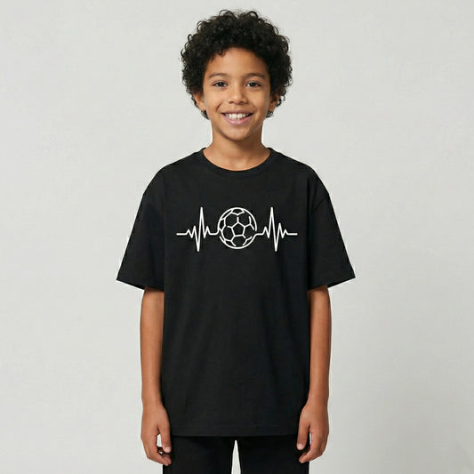 Football Heartbeat T-Shirt - Kids