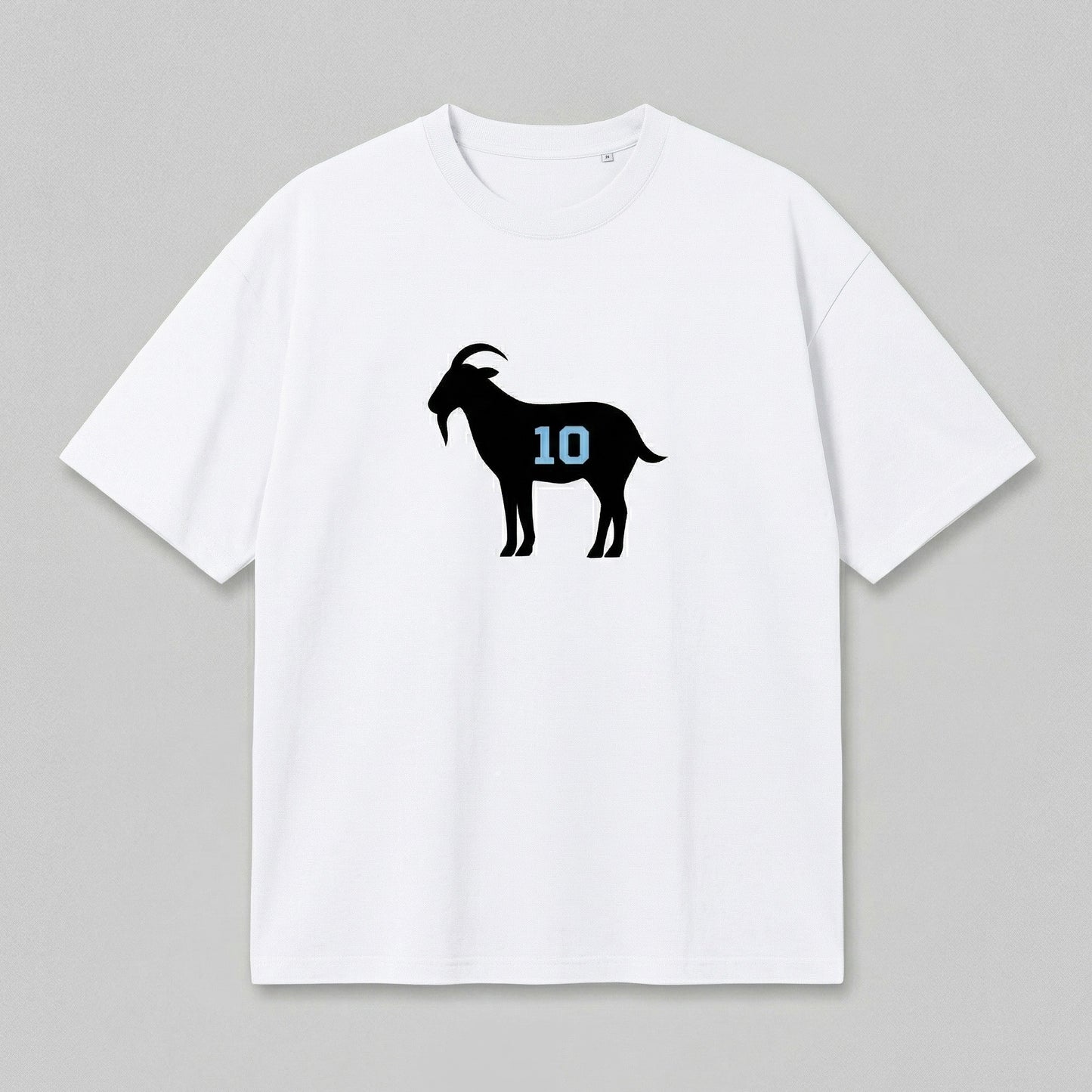 GOAT No.10 Minimal Oversized T-Shirt