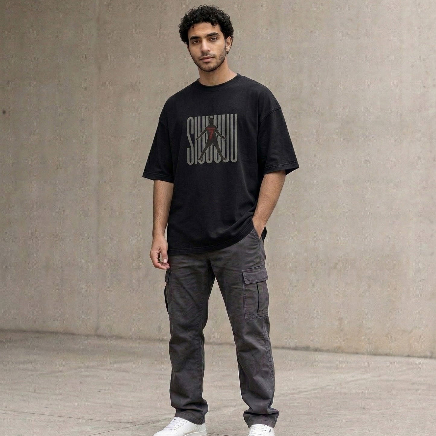 CR7 SIUU Celebration Oversized T-Shirt