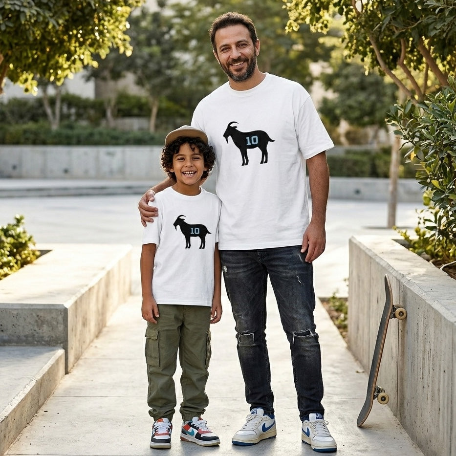 GOAT No.10 Minimal Oversized T-Shirt