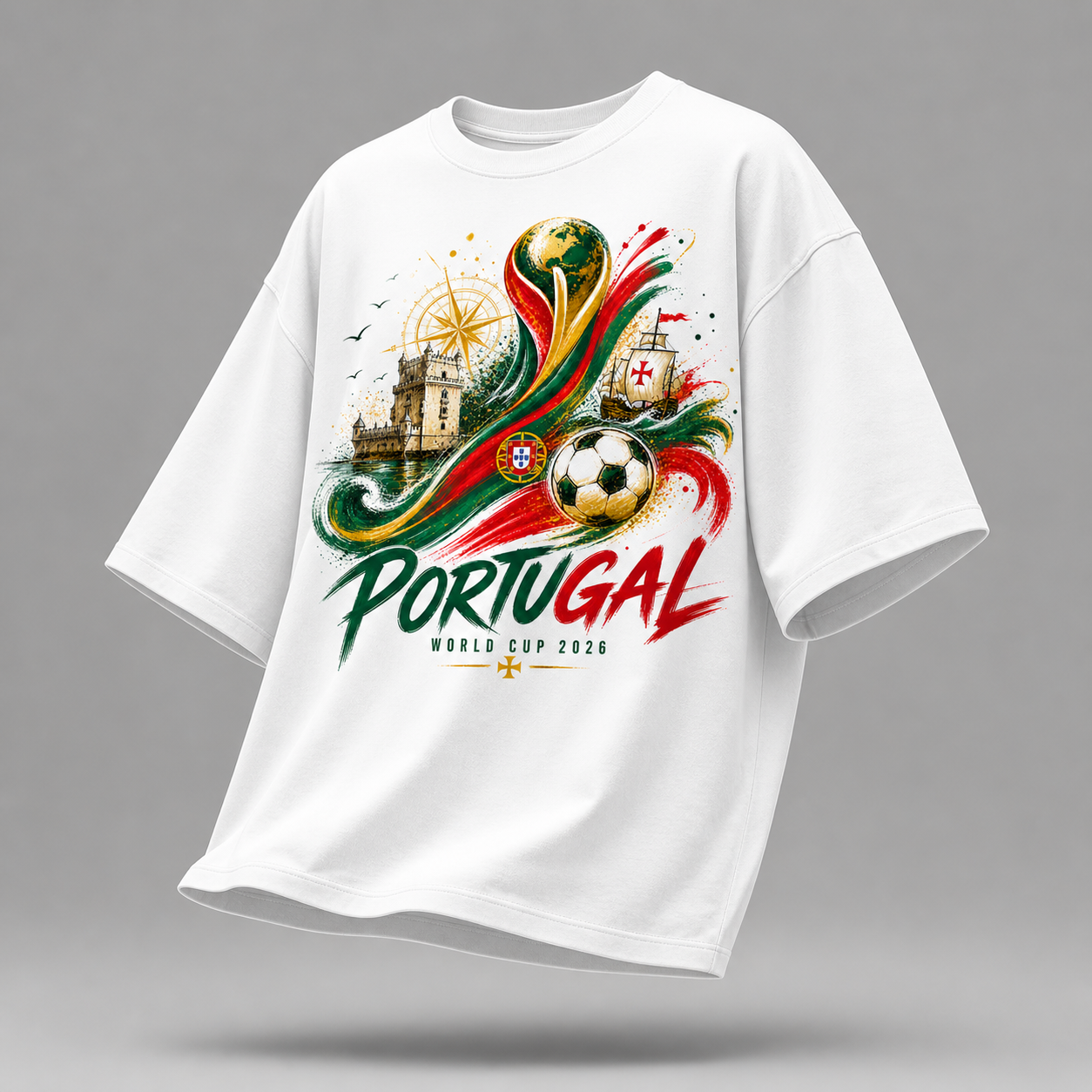 Portugal in World Cup 2026 Oversize T-Shirt