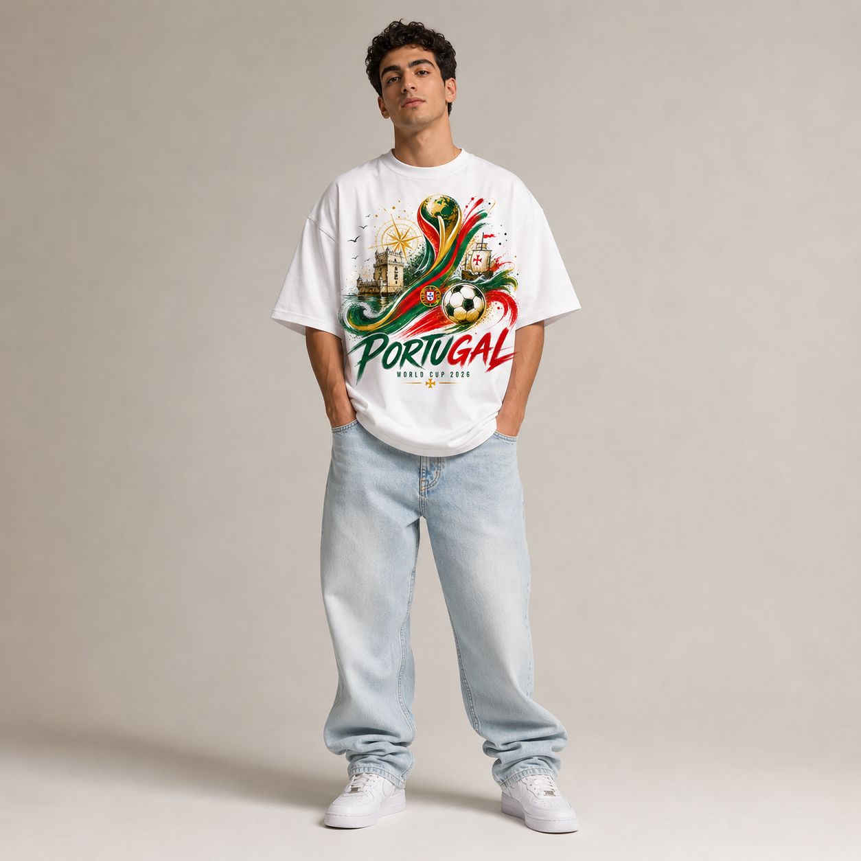 Portugal in World Cup 2026 Oversize T-Shirt