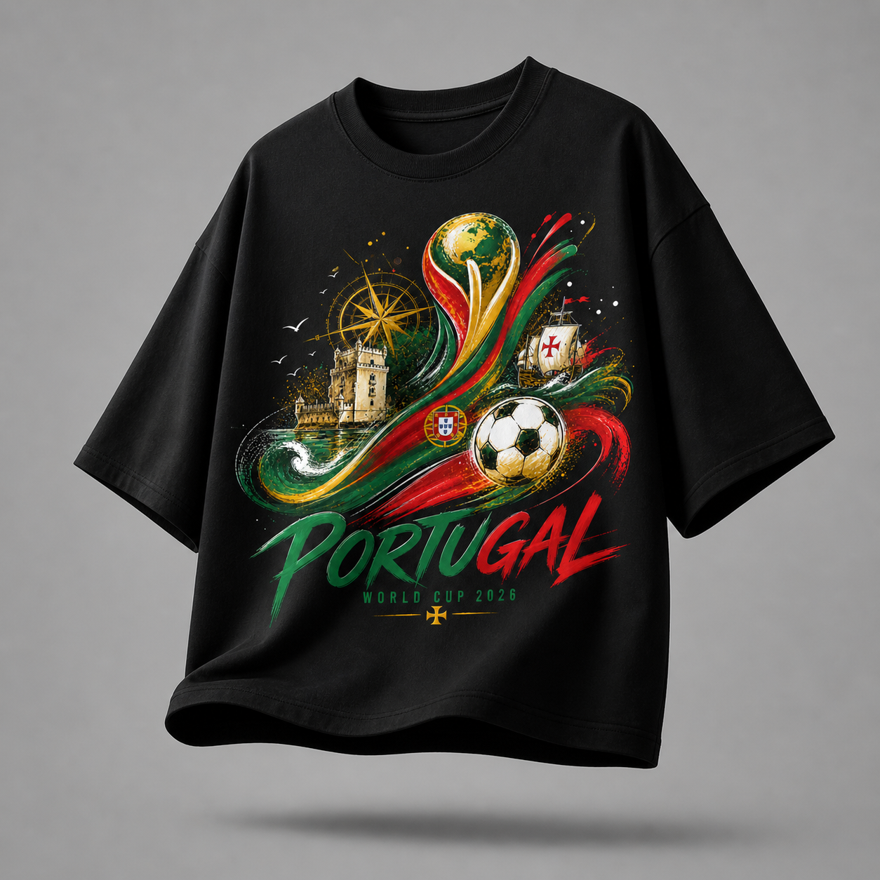 Portugal in World Cup 2026 Oversize T-Shirt