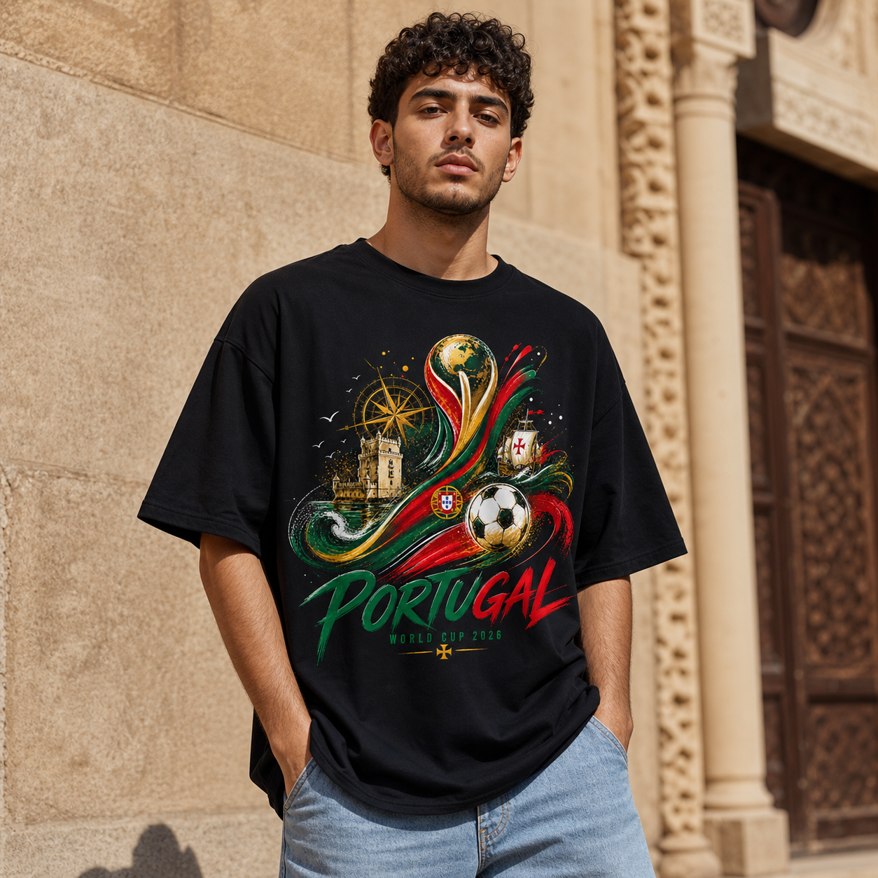 Portugal in World Cup 2026 Oversize T-Shirt