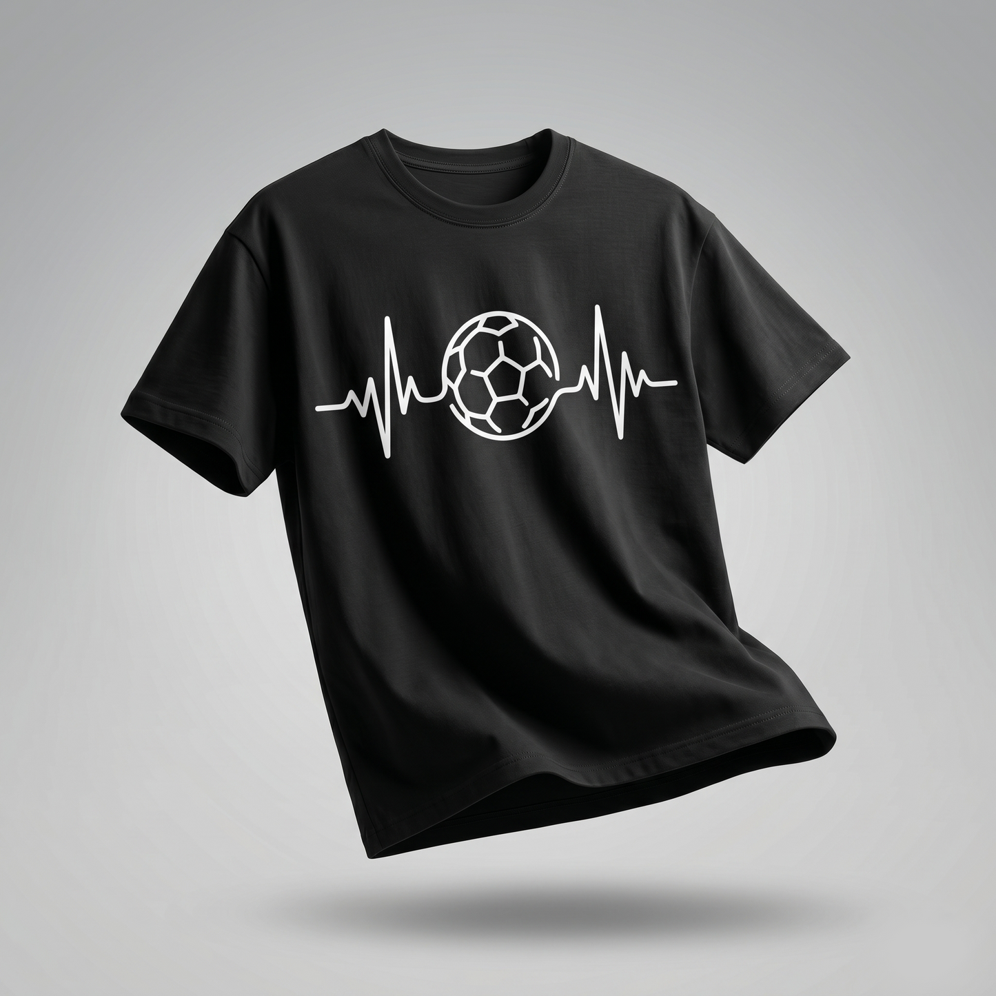 Football Heartbeat Oversized T-Shirt