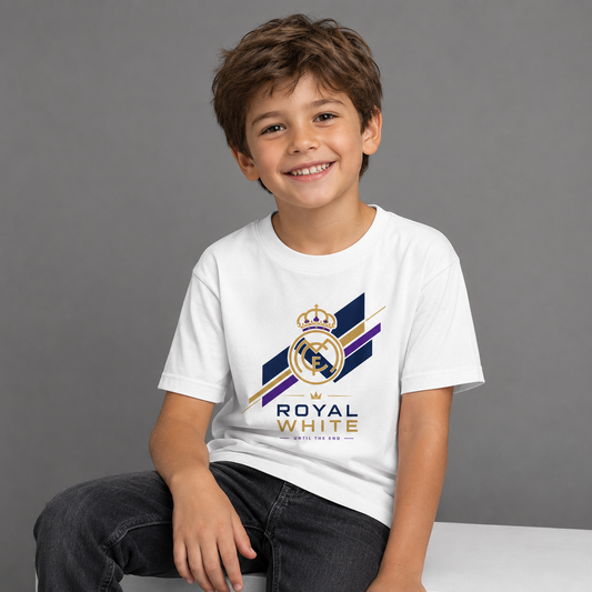 Royal White Kids T-Shirt