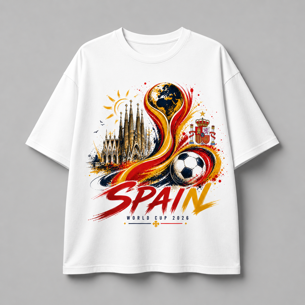 Spain in World Cup 2026 Oversize T-Shirt