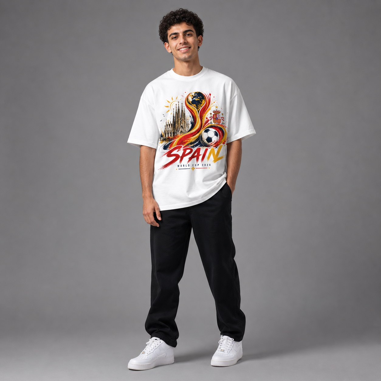 Spain in World Cup 2026 Oversize T-Shirt