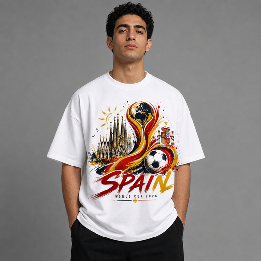 Spain in World Cup 2026 Oversize T-Shirt