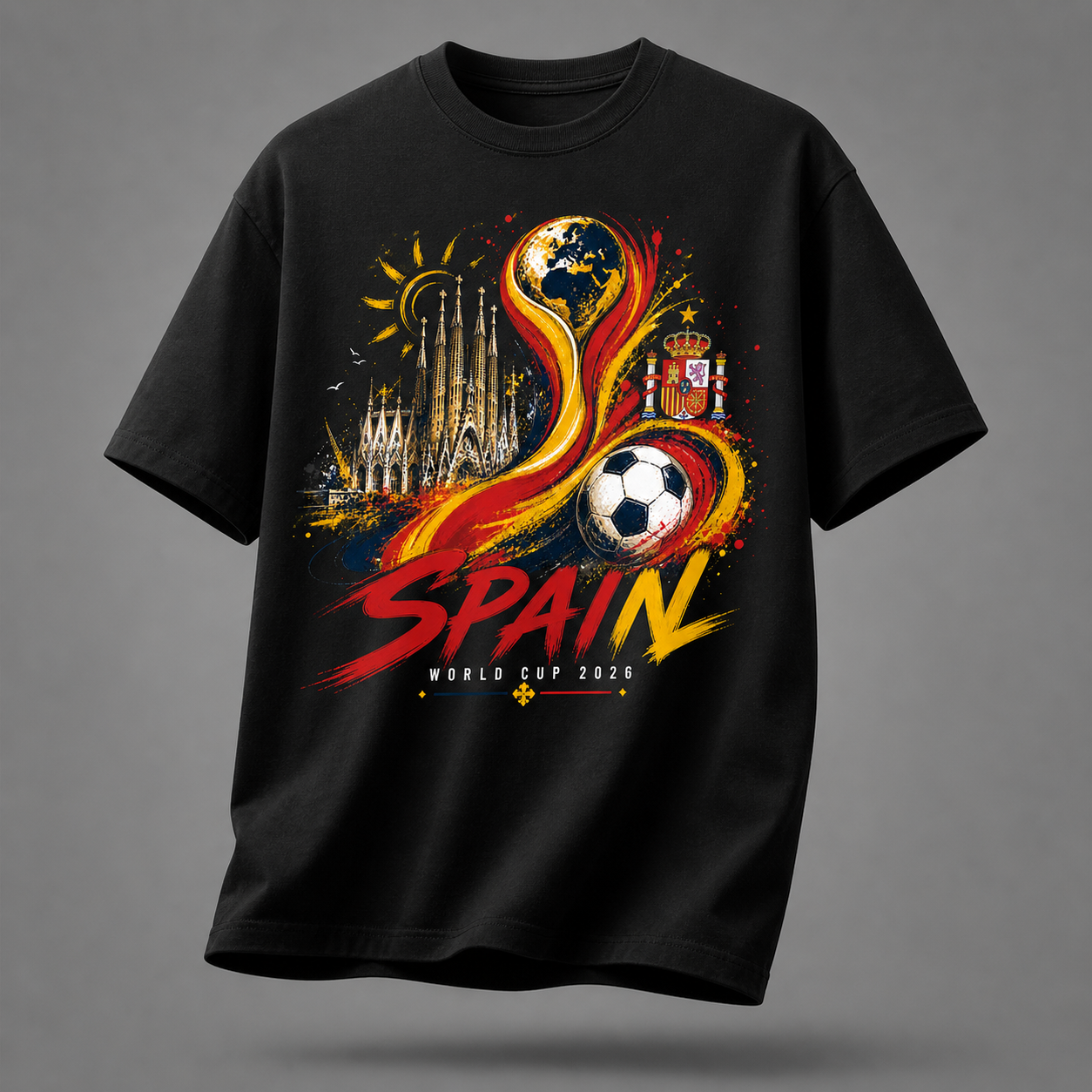 Spain in World Cup 2026 Oversize T-Shirt