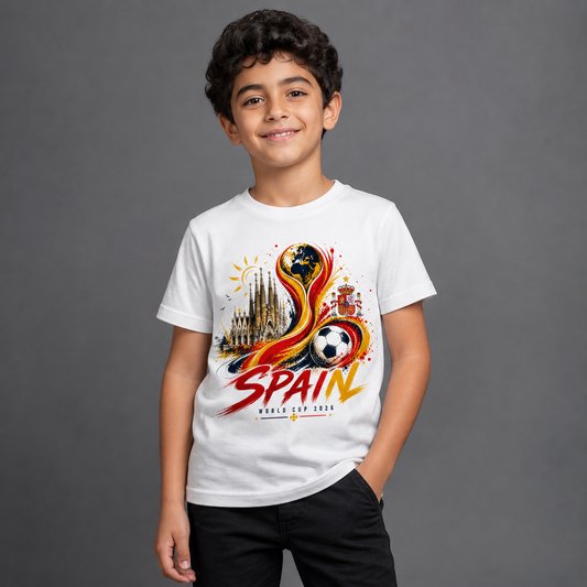 Spain World Cup 2026 Kids T-Shirt