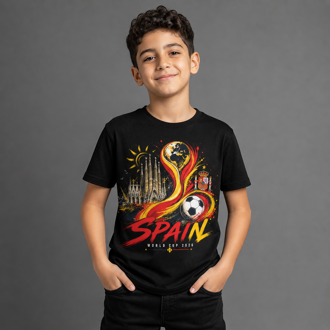 Spain World Cup 2026 Kids T-Shirt