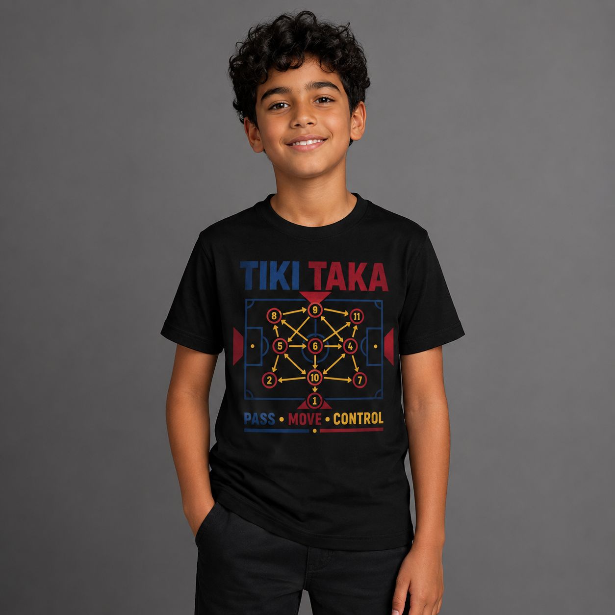 Tiki Taka Football Kids T-Shirt