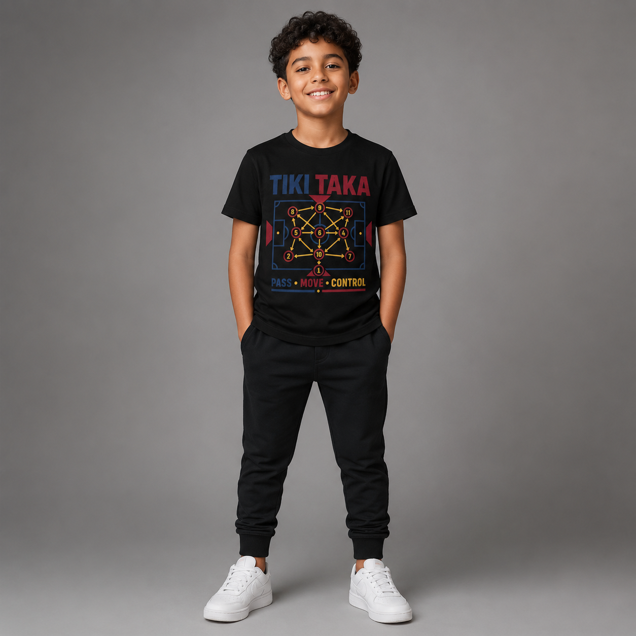 Tiki Taka Football Kids T-Shirt