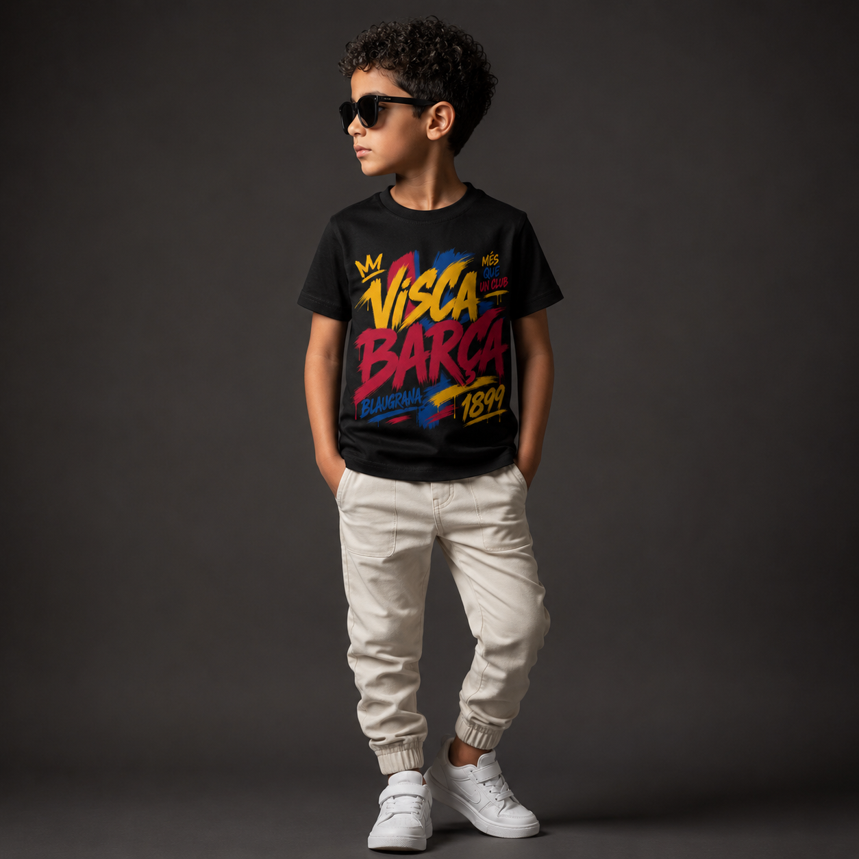 Visca Barca Kids T-Shirt