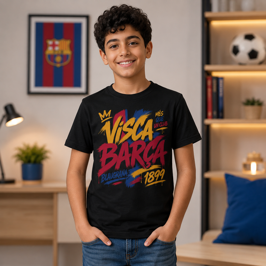 Visca Barca Kids T-Shirt